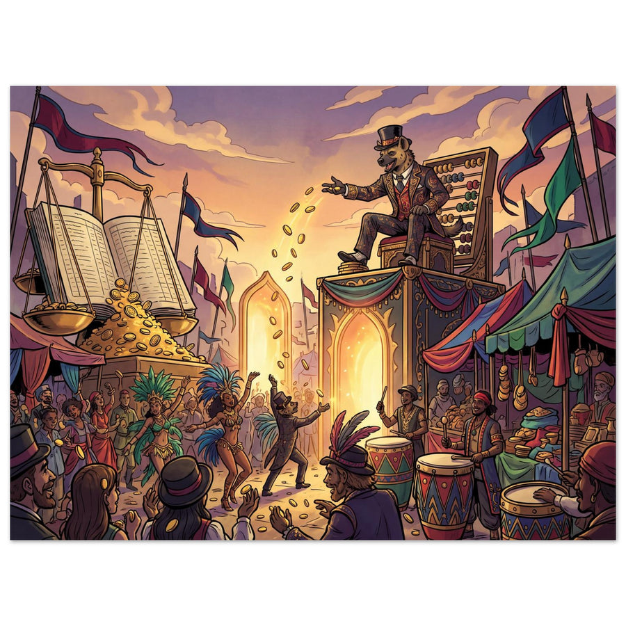 Golden Vault Palace | Foam 60×80 cm (24×32 in) – Landscape — product image 1