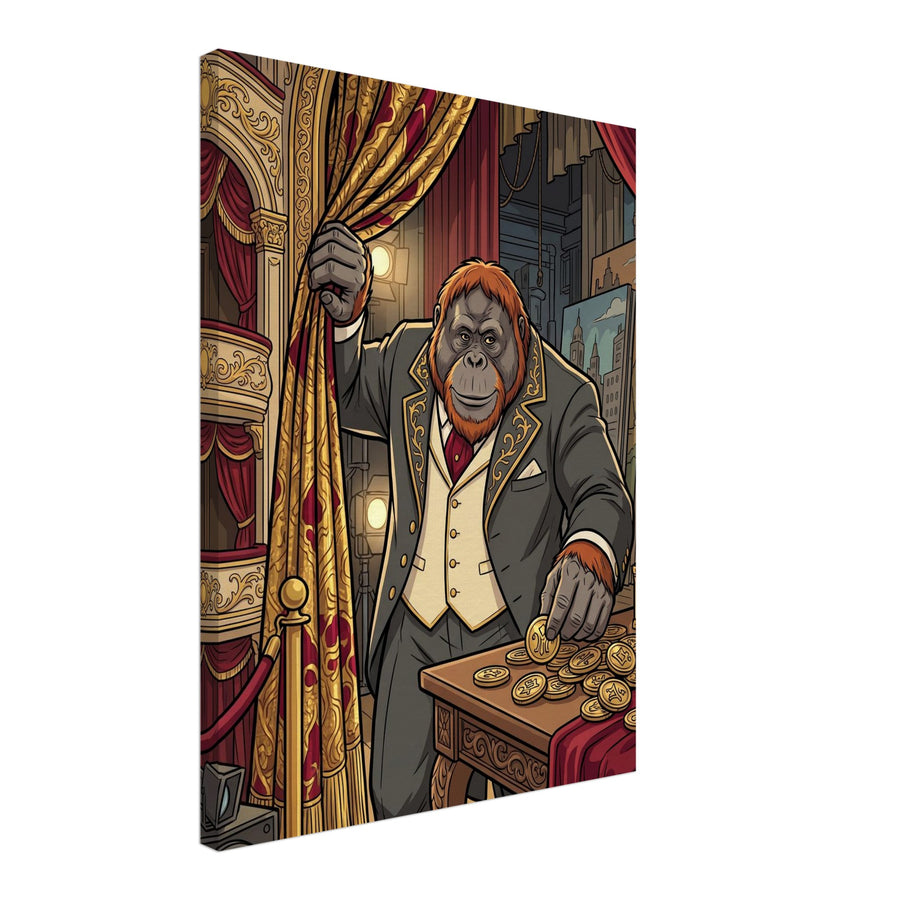 Gold Market Strategist | Canvas 45×60 cm (18×24 in) – Portrait — product image 1