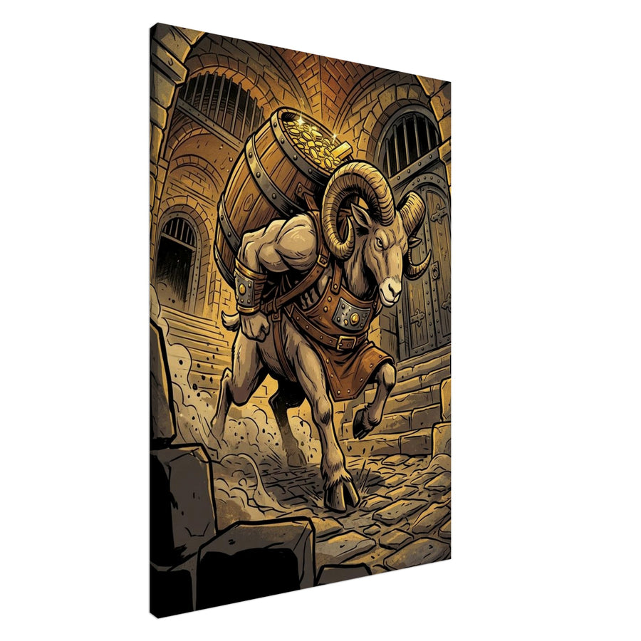 Bighorn Sheep Royal Mint Porter | Canvas 70×100 cm (28×40 in) – Portrait — product image 1