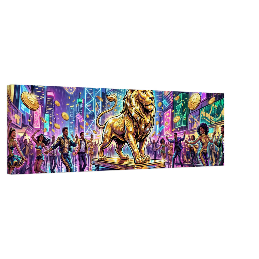 Golden Horizon – Extra-Wide Luxury Wall Art | Canvas Extra-Wide – Landscape — product image 1