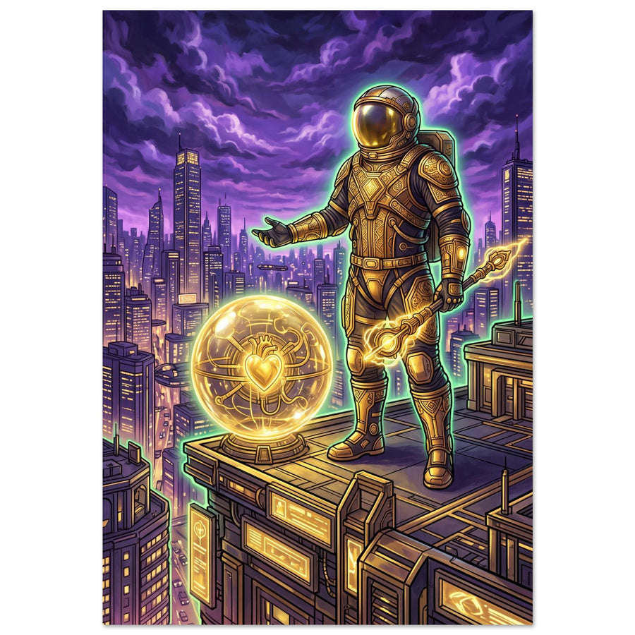Future Fortune | Aluminium 70×100 cm (28×40 in) – Portrait — product image 1