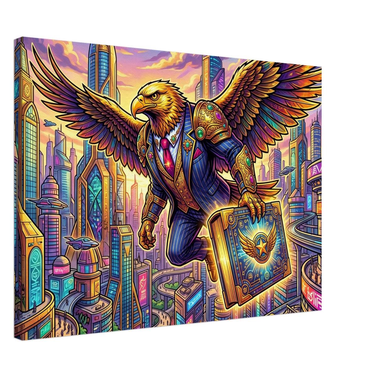 Golden Eagle Banker | Canvas 50×70 cm (20×28 in) – Landscape — product image 1