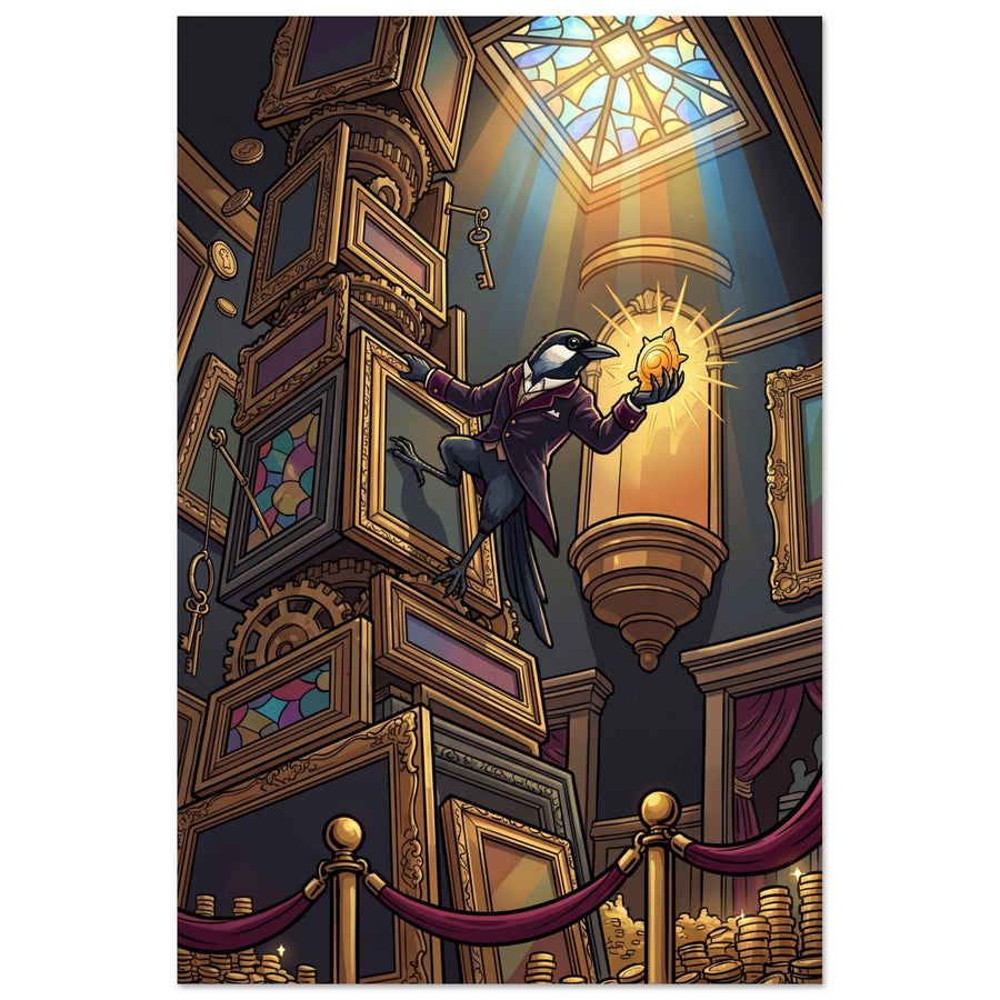 Golden Jewel Hunter | Foam 50×75 cm (20×30 in) – Portrait — product image 1
