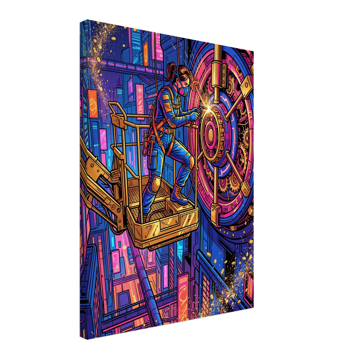 Gold Market Strategist | Canvas 45×60 cm (18×24 in) – Portrait — product image 1