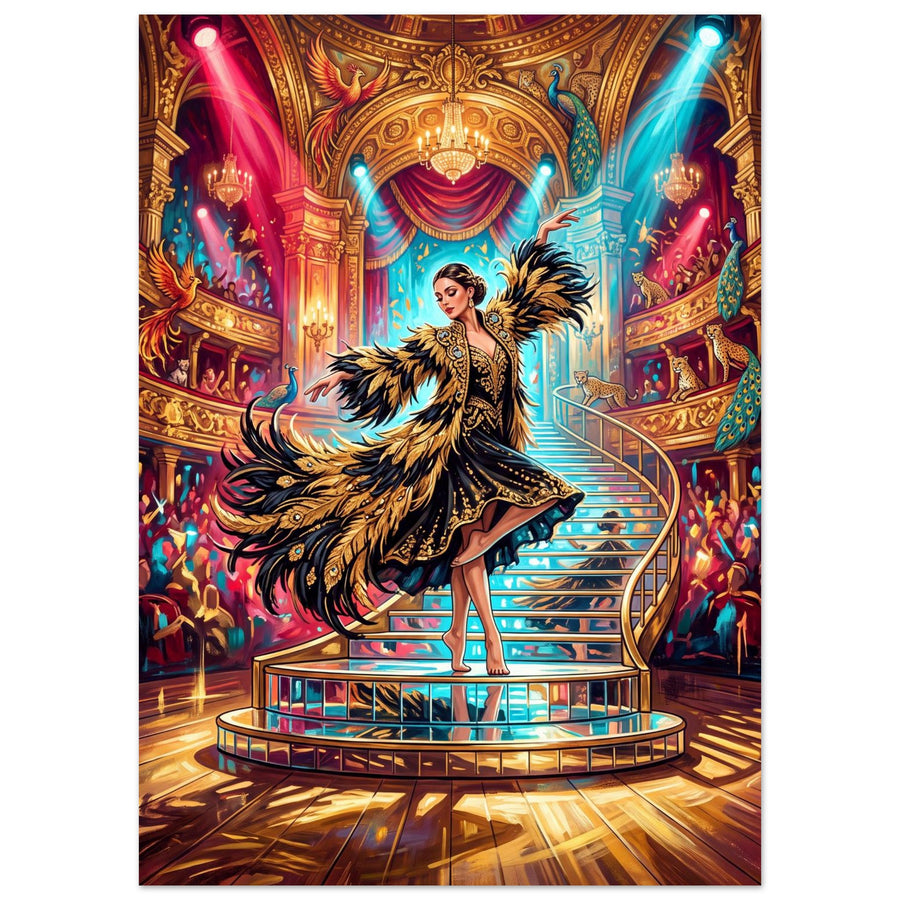 Velvet Orbit | Aluminium 50×70 cm (20×28 in) – Portrait — product image 1
