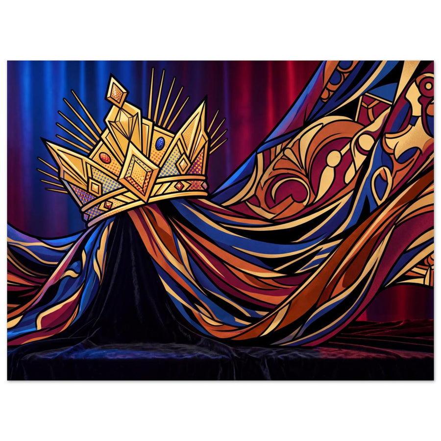 Velvet Crown | Foam 60×80 cm (24×32 in) – Landscape — product image 1
