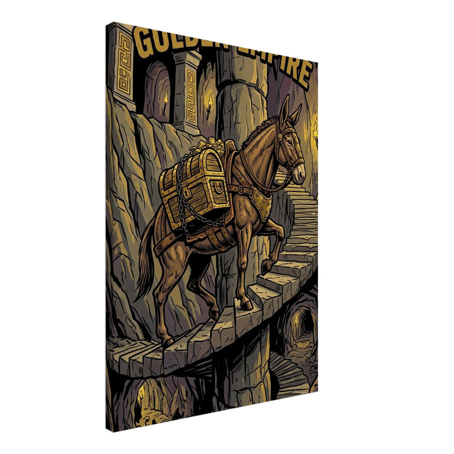 Mule Mountain Vault Porter | Canvas 50×70 cm (20×28 in) – Portrait — product image 1
