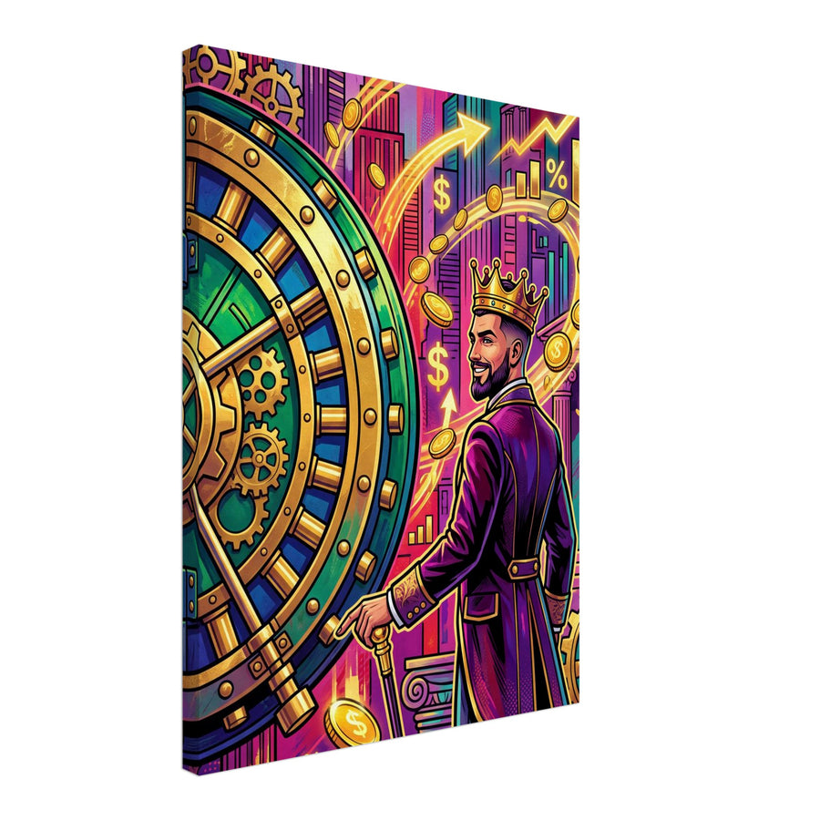 Gold Market Strategist | Canvas 45×60 cm (18×24 in) – Portrait — product image 1