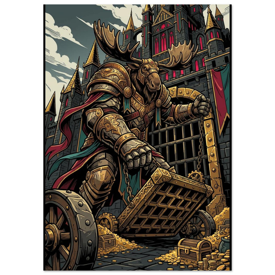 Moose Royal Treasury Gatekeeper | Premium Matte Paper Poster A0 (84.1×118.9 cm / 33.1×46.8 in) – Portrait — product image 1