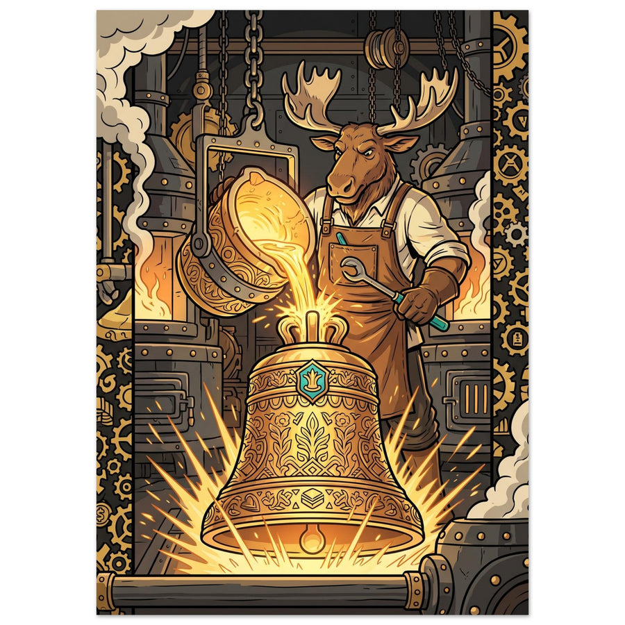 Golden Vault 005 | Premium Matte Poster 50×70 cm (20×28 in) – Portrait — product image 1