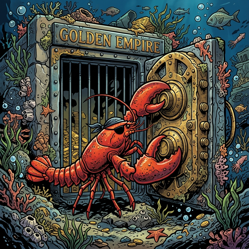 Lobster Underwater Safecracker artwork
